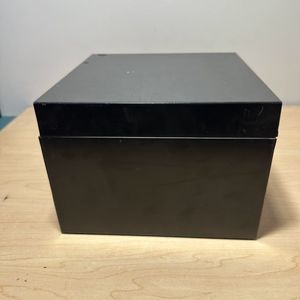 Vintage Globe-Weis Nesting Metal Storage File Boxes and Index Card Set (3)